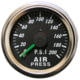 Bulldog Winch 0-200PSI Air Pressure Gauge 2in Dual Needle Mechanical Lighted