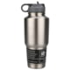 Bulldog Winch 30oz 304 Stainless Steel Tumbler Double Wall with Screw-On Flip-Up Straw Lid Clean