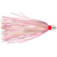 C&H Lures Pearl Baby Trolling Lure 1/8 oz Head Pink/Pearl Tinsel Skirt 2.5 in