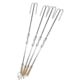 Camp Chef Expandable Safety Roasting Stick - 4 Pack Silver/Tan
