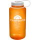 CampSaver Nalgene Wide Mouth Bottle 32oz Orange Bottle White Cap White Logo