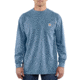 Carhartt Flame-Resistant Force Cotton Long Sleeve T-Shirt, Medium Blue, Small/Regular 100235-465-REG-S