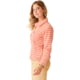 Carve Designs Clara Fleece Pullover - Women's Lt. Henna Even Stripe Small