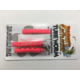 Cat Tracker Tubie Worm Hot Pink 3 Pack
