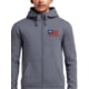Christensen Arms Barrel Flag Full Zip Hoodie - Mens Heather Gray L