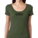 Christensen Arms Bullet & Barrel Wordmark Scoop Neck SS Tee - Womens Army Green XL