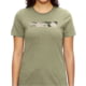 Christensen Arms Camo Wordmark SS Tee - Womens Khaki XS