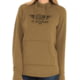 Christensen Arms Ram Skull Wordmark Hoodie - Womens Dark Khaki XS