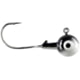 CHUBBS Two-Tone Colors Round Jigs 3/8oz #2/0 Hook Size 10-Pack Black/White