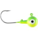 CHUBBS Two-Tone Colors Round Jigs 3/8oz #2/0 Hook Size 10-Pack Chartreuse/Green