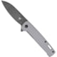 CobraTec Knives Rhino Folding Knife 3.375in D2 Stonewashed Grey