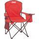 Coleman Chair, Adult Quad w/Cooler, Red 187645