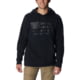 Columbia PHG Game Flag II Hoodie - Mens Black/Graphite Game Flag Small