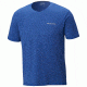 Columbia Tech Trail V-Neck Shirt - Mens, Azul, S, 1738991437S