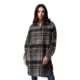 Columbia Wildest Venture Long Fleece Coat - Women's Black Vagabond Plaid Extra Small