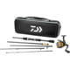 Daiwa Carbon Case Travel Pack 6ft3 Medium Light 5 Pieces