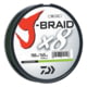 Daiwa J-Braid 8X Braided Line w/Filler Spool 150yds 50lb Chartreuse