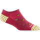 Darn Tough Lucky Lady No Show Lightweight Socks - Womens Cranberry Medium