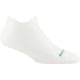 Darn Tough Run Coolmax No Show Tab Ultra-Lightweight Running Sock w/Cushion - Womens White Medium