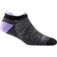 Darn Tough Run No Show Tab Ultra-Lightweight Running Sock w/Cushion - Womens Space Gray Medium