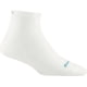 Darn Tough Run Quarter Ultra-Lightweight Running Socks - Womens White Small