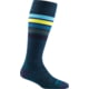 Darn Tough Snowburst Over-The-Calf Midweight w/ Cushion Ski Sock - Womens Dark Teal Small