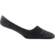 Darn Tough Top Down Solid No Show Invisible Lightweight Sock - Womens Black Large