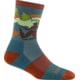 Darn Tough Trailblazer Micro Crew Lightweight with Cushion Socks - Womens Teal Large