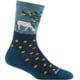 Darn Tough Wild Life Crew Lightweight With Cushion Shoes - Women's Dark Teal Small