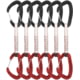 DMM Alpha Wire Quickdraws 6 Pack Matt Grey/Red 12 cm