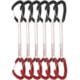 DMM Alpha Wire Quickdraws 6 Pack Matt Grey/Red 18 cm