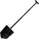 DMOS The Delta Pro Black Shovel 24in x 11in x 2.75in Black Anodized Aircraft Grade 6000 Series Aluminum Blade 3.5lb