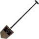 DMOS Delta Shovel 24 in x 11 in x 2.75in 14 Gauge Cold-Rolled Steel Blade Flat Dark Earth