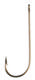 Eagle Claw Aberdeen Hook Non-Offset Ringed Eye Light Wire Bronze 100-Box Hooks 214-4
