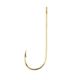 Eagle Claw Aberdeen Hook Non-Offset Ringed Eye Extra Light Wire Gold A-Pack Hooks 202ELA-2-0
