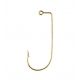 Eagle Claw Aberdeen Jig Hook Non-Offset 90 Degree Leg Forged Gold 100-Box Hooks