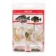 Eagle Claw Crappie/Bream Aberdeen Style Hook Assorted