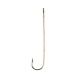 Eagle Claw Cricket Aberdeen Hook Non-Offset Ringed Eye Long Shank Light Wire Bronze A-Pack Hooks 215A-8