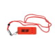 Eagle Claw Flat Boat WhistleFluorescent Orange w/Lanyard