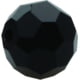 Eagle Claw Lazer Faceted Glass Beads-8mm Black 20Per Pack