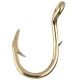 Eagle Claw Salmon Egg Hook Baitholder Offset Single Slice Up Eye Gold A-Pack Hooks 038A-12
