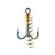 Eagle Claw Soft Bait Hook w/ Spring Curved Point 2x Strong Bronze A-Pack Hooks 374SBA-4