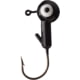 Eagle Claw Tin Ballhead Jig Hook w/ Barb Black 1/4oz