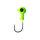 Eagle Claw Tin Ballhead Jig Hook w/ BarbChartreuse1/4oz