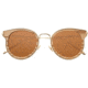 Earth Wood Derawan Sunglasses, Walnut Frame, Brown Lens, Polarized, One Size, ESG029W