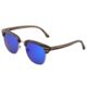 Earth Sassel Polarized Sunglasses - Unisex, Swiss Walnut/Blue, One Size, ESG045WS
