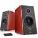 Edifier R2000DB-Wood Powered Bluetooth Bookshelf Speaker, Brown, Medium, 4001451