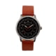 Elevon Gauge Leather-Band Watch - Mens, Black/Light Brown, One Size, ELE122-6