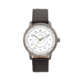 Elevon Gauge Leather-Band Watch - Mens, White/Black, One Size, ELE122-4