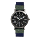 Elevon Mach 5 Canvas-Band Watch w/Date - Mens, Black/Blue, One Size, ELE123-4